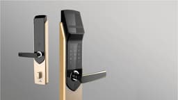IRL200 Stainless Steel Biometric Gate Lock With Emergency Key 1s Average Recognition Time — view 4