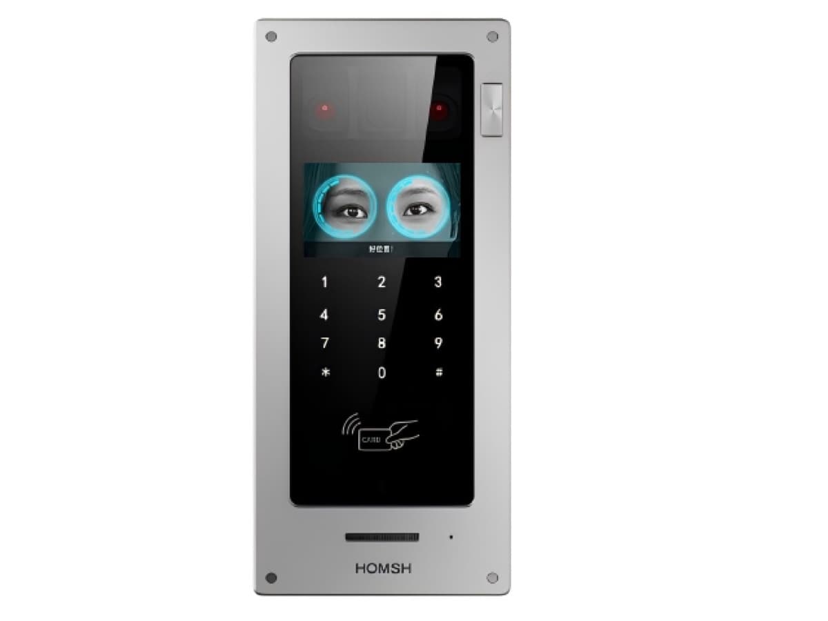 D20-10000 TCP/IPRS-485 Face Recognition Biometric Machine Adaptive Height Range 1.5~1.8m — Access Control by HOMSH Technologies