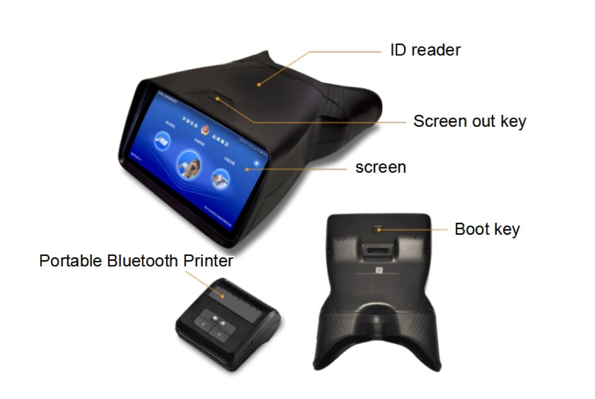ITS-20 Portable Iris Drugs Detector – High-Efficiency Rapid Drug Screening Terminal — Multi-Biometric by HOMSH Technologies