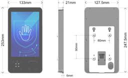 HS-PVT338 Palm Vein Android Terminal (8-inch Three-in-One) — view 3