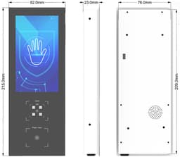 HS-PVT335L Embedded Palm Vein Recognition Smart Terminal (Three-in-One) — view 1